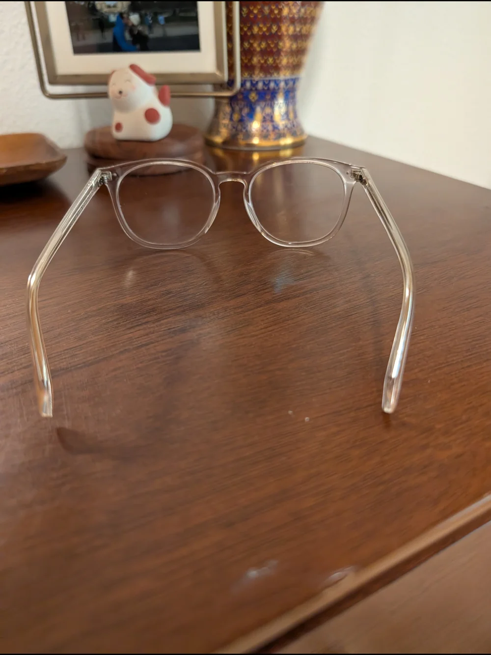 Clear Round Frame Glasses by